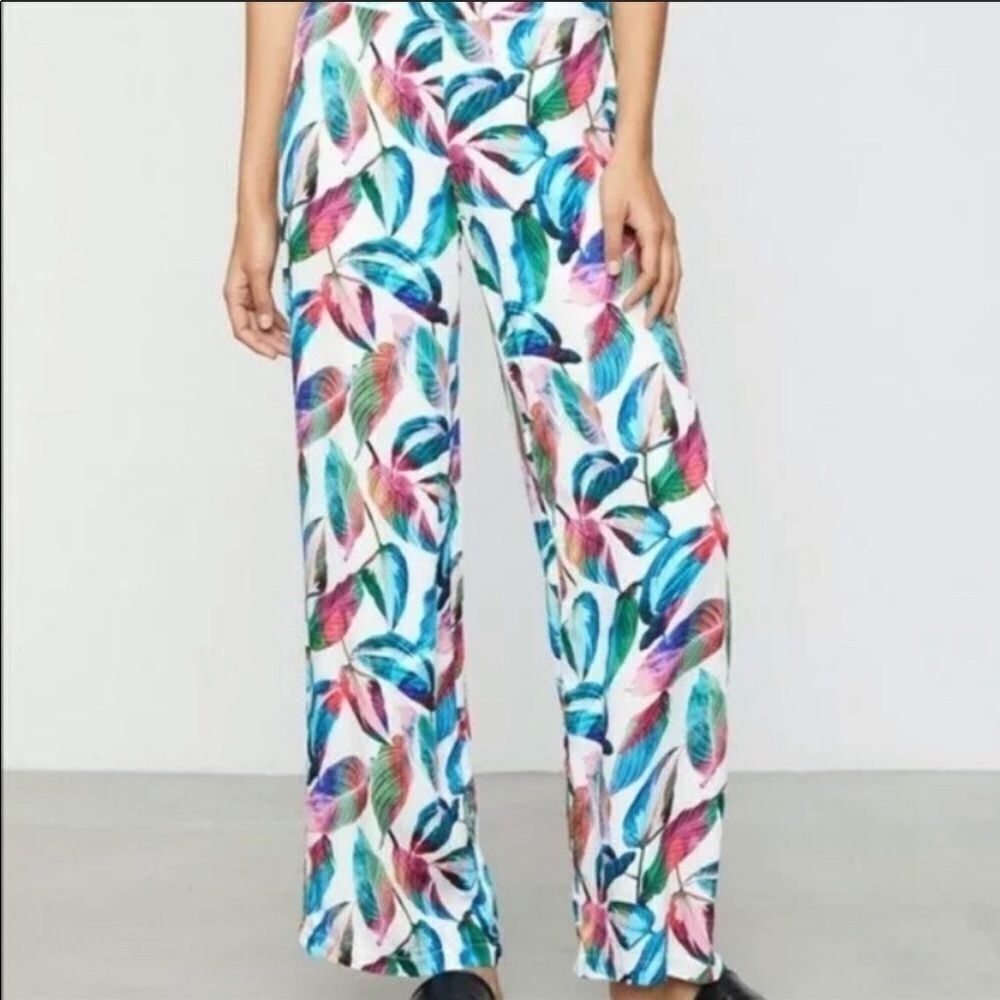 ONIA | Mila Pants Leaf Print Beachwear Revolve M